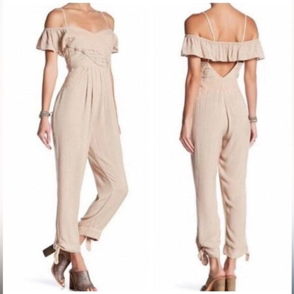 Free People 'In the Moment' Jumpsuit Size 6 - Picture 1 of 9
